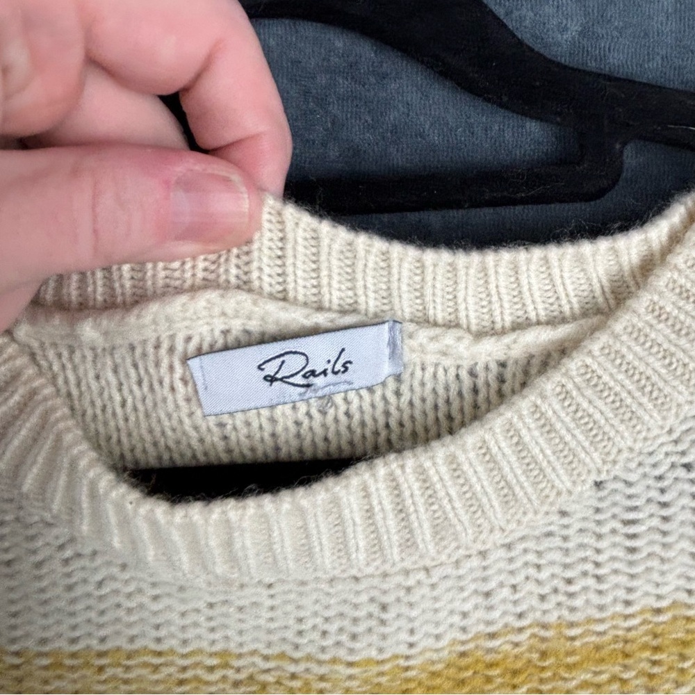 Rails Women's Daphne Striped Sweater In Cream, Pi… - image 3